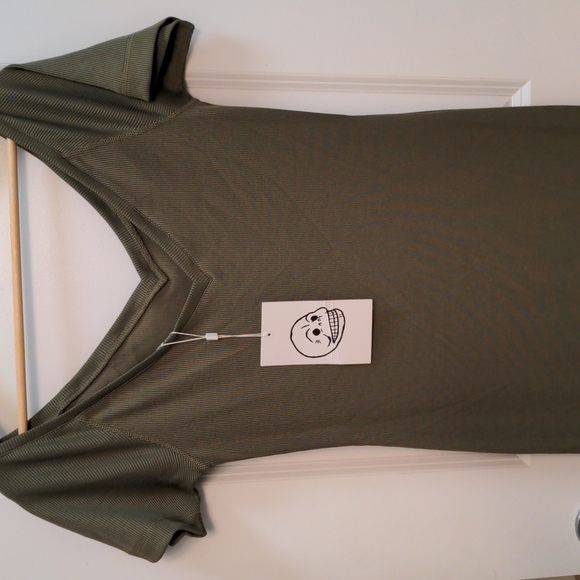 Maxi Off the Shoulder Olive Green NWT by Cheap Monday from Stockholm - Picture 5 of 8